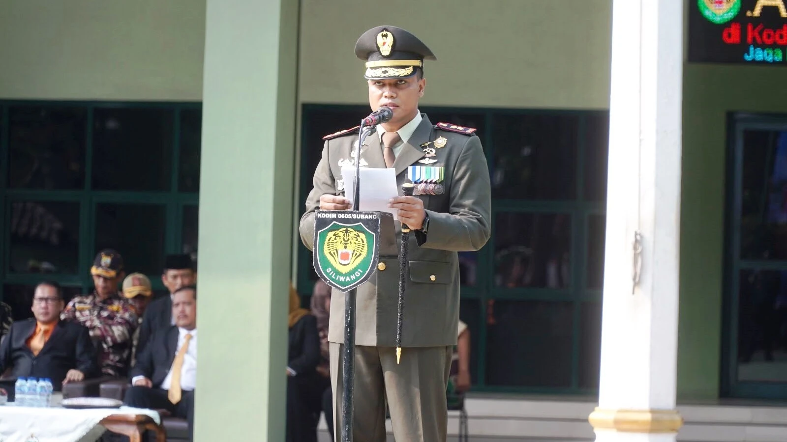 HUT ke-81 TNI, Dandim Subang Tegaskan TNI Kuat karena Bersama Rakyat